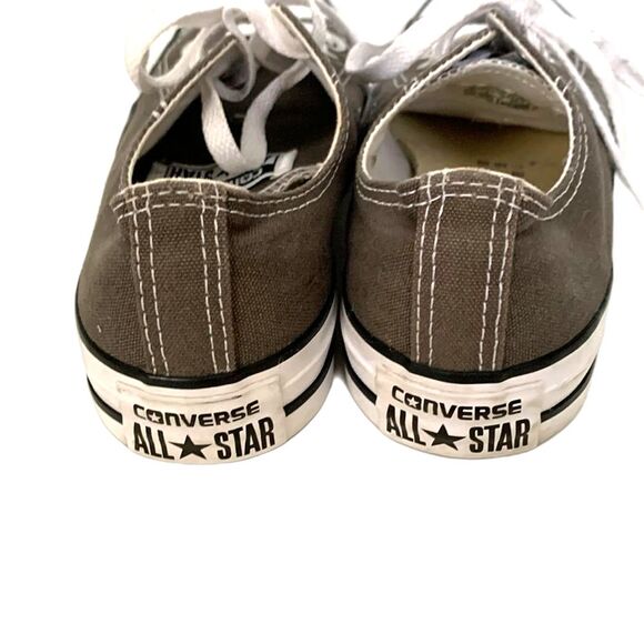 Converse Chuck Taylor Low Top Charcoal Canvas Sneakers Unisex W6/M4 - Picture 6 of 14